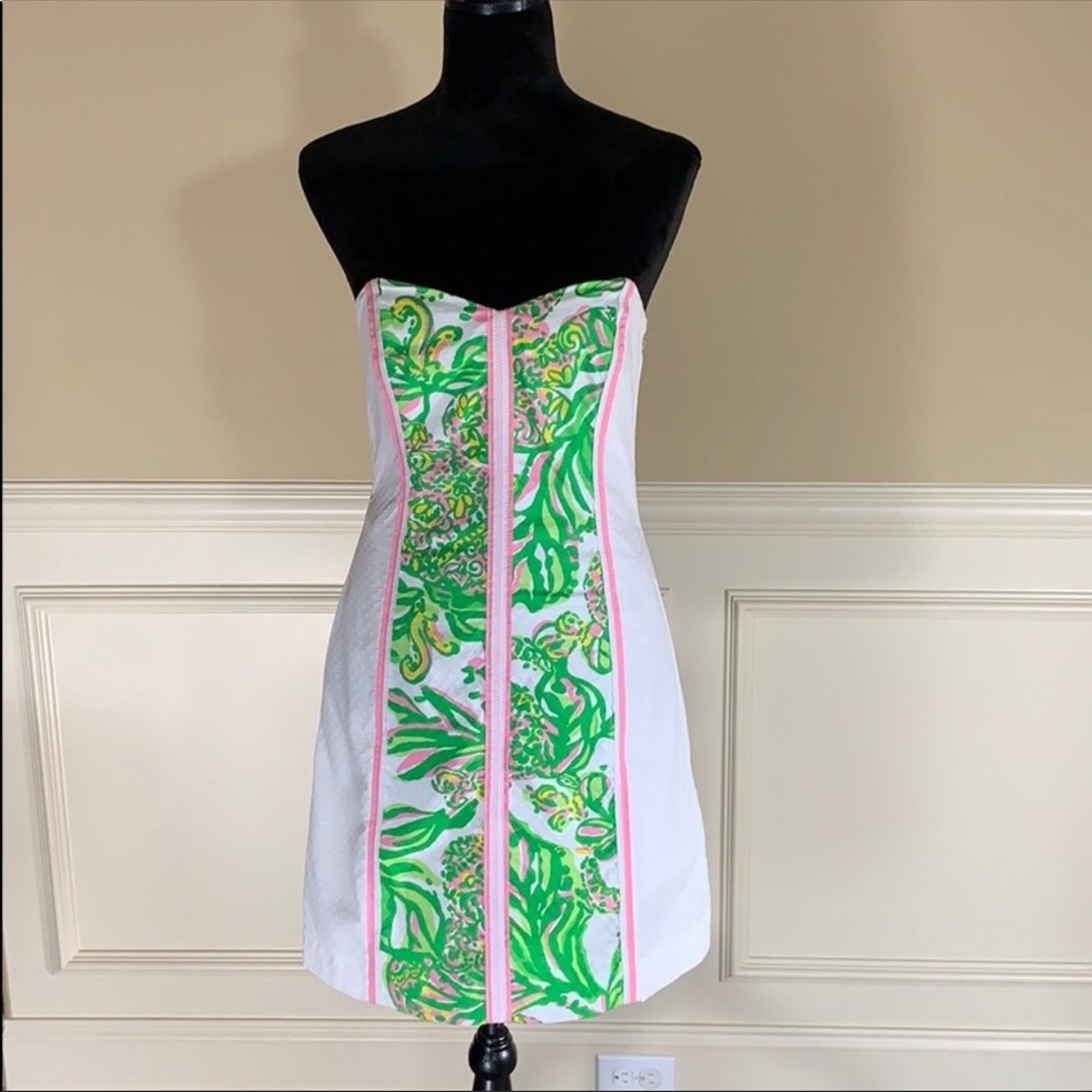 Lilly Pulitzer Angela Sweetheart Strapless Dress